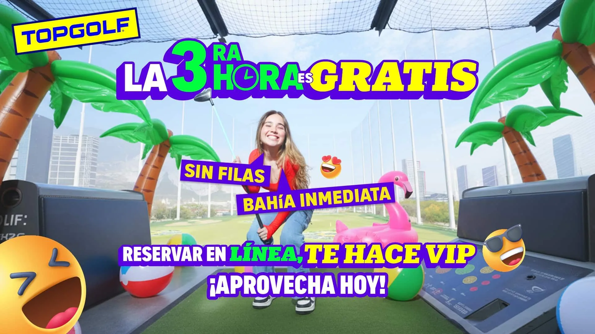 Reserva online y juega más