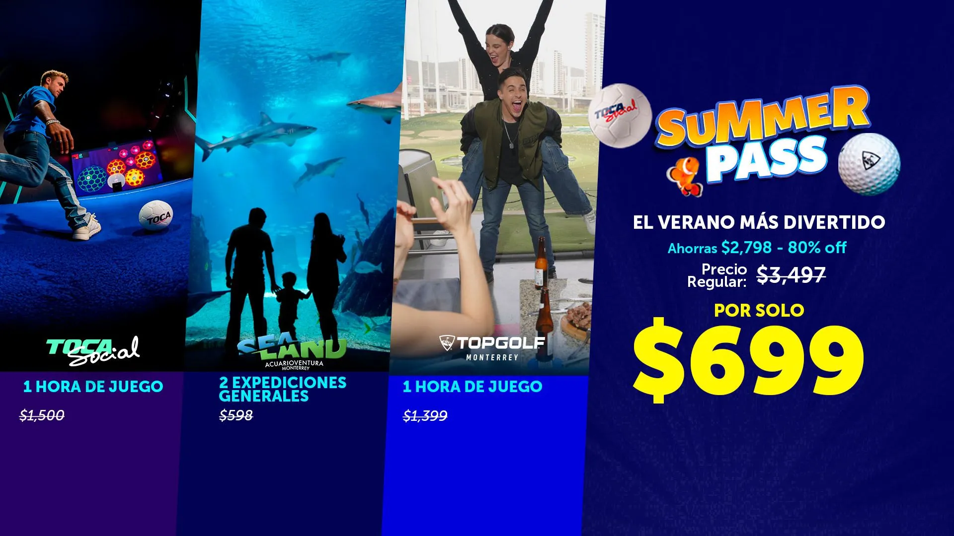 Summer Pass Topgolf Monterrey