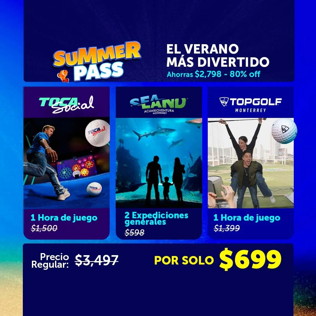 Summer Pass Topgolf Monterrey